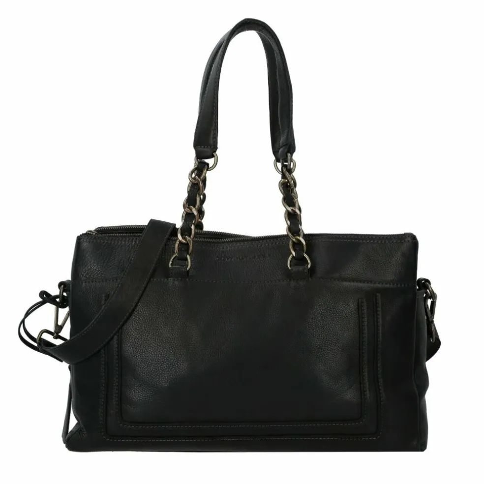 Cowboysbag Chained Barton Schultertasche Leder 40 cm