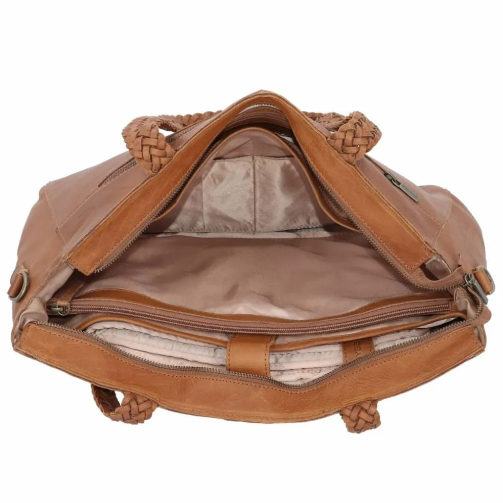 Cowboysbag Oily Cow Bushton Schultertasche Leder 40 cm