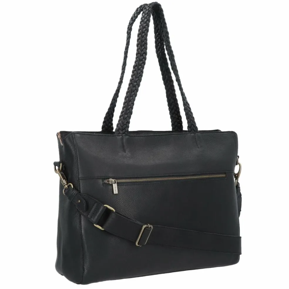 Cowboysbag Oily Cow Bushton Schultertasche Leder 40 cm