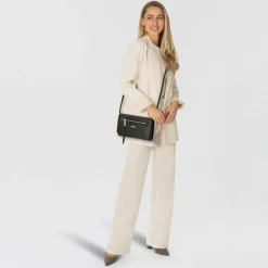 DKNY Bryant Clutch Tasche Leder 19 cm