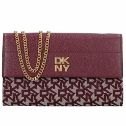DKNY Rosa Clutch Geldbörse Leder 20 cm