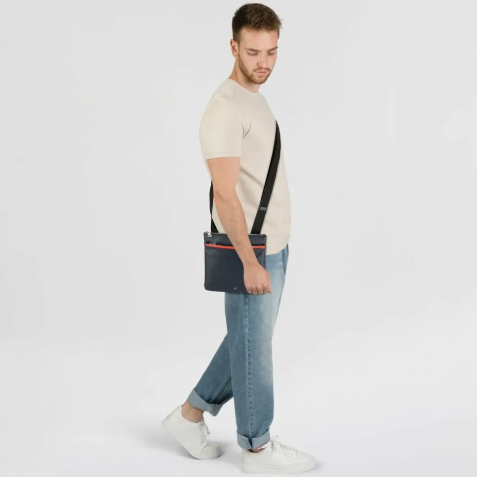 DuDu Panay Umhängetasche Leder 24 cm