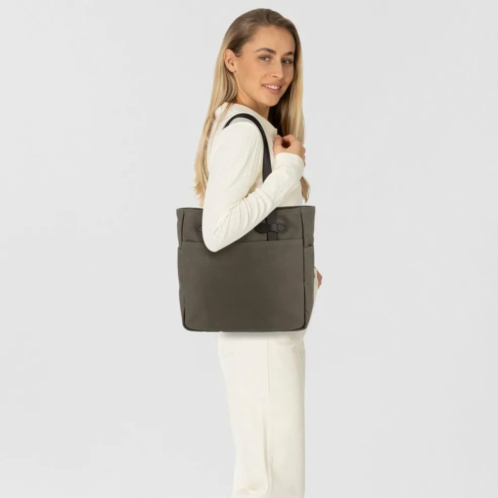 Filson Luggage Twill Shopper Tasche Leder 35.5 cm