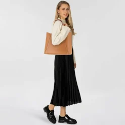 Furla Goccia Shopper Tasche L Leder 37 cm