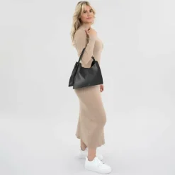 Furla Nuvola Schultertasche Leder 40 cm