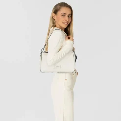 Gabs Pepita Schultertasche Leder 31 cm mit Dehnfalte