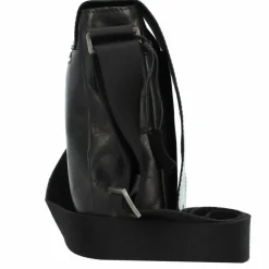 Greenburry Pure Black Umhängetasche Leder 26 cm