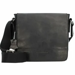 Greenburry Pure Black Umhängetasche Leder 20 cm