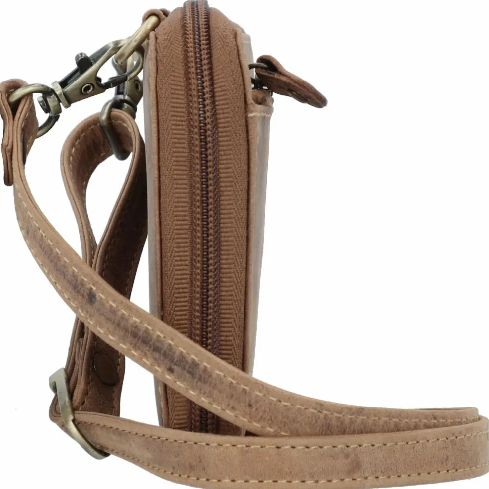 Greenburry Vintage Clutch Geldbörse RFID Schutz Leder 21 cm