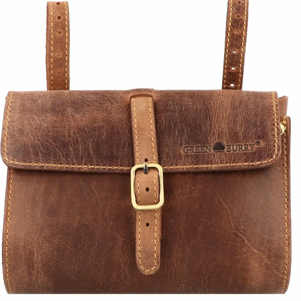 Greenburry Vintage Fahrradtasche XL Leder 20 cm