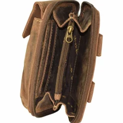 Greenburry Vintage Gürteltasche Leder 14,5 cm
