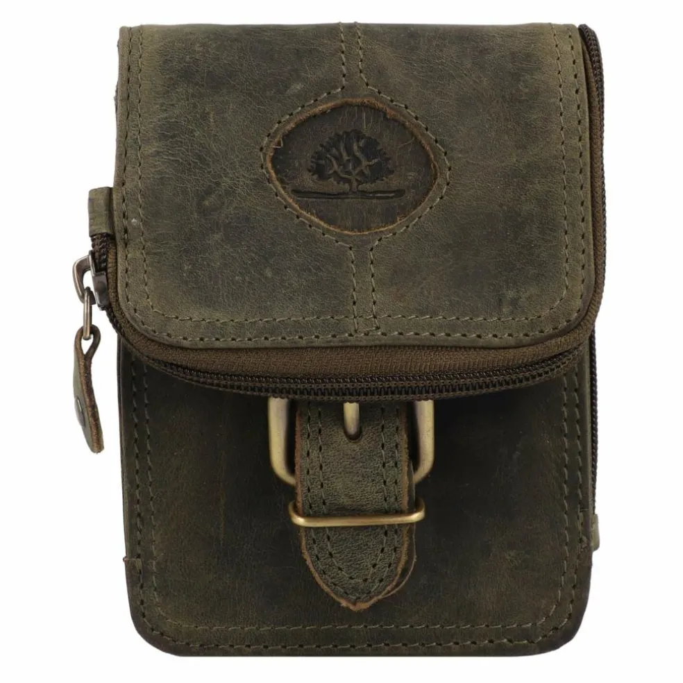 Greenburry Vintage Gürteltasche Leder 13.5 cm