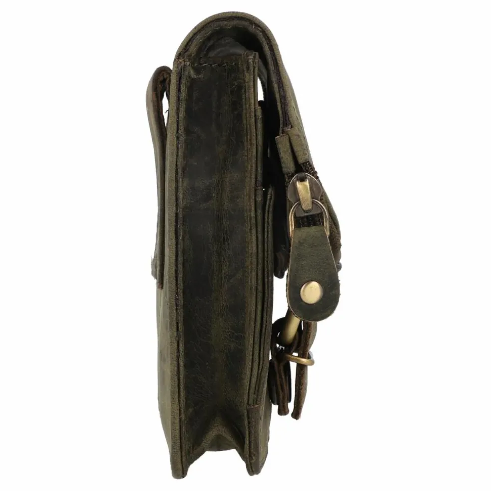 Greenburry Vintage Gürteltasche Leder 13.5 cm