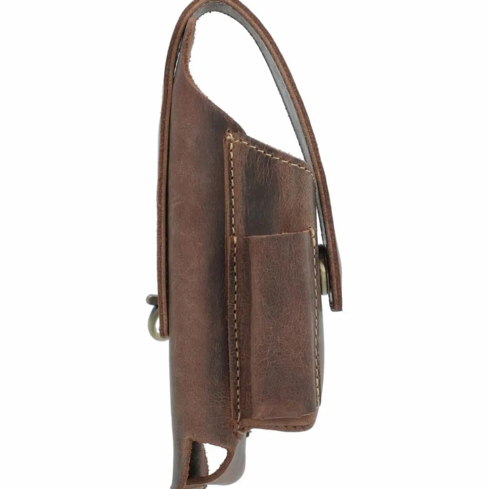 Greenburry Vintage Gürteltasche Leder 8 cm