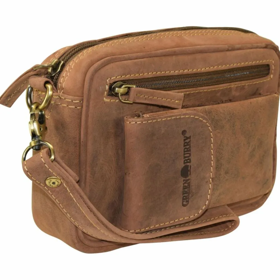 Greenburry Vintage Herrentasche Leder 22 cm