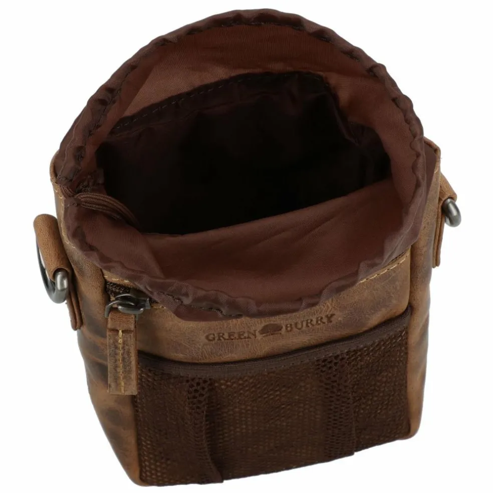 Greenburry Vintage Mini Bag Umhängetasche Leder 13 cm
