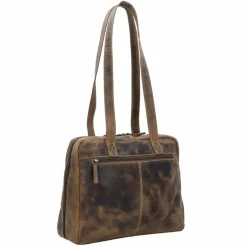 Greenburry Vintage Schultertasche Leder 35 cm