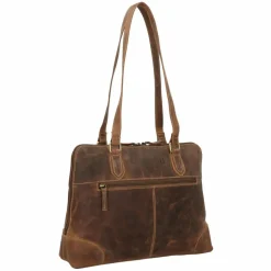Greenburry Vintage Shopper Tasche Leder 37 cm Laptopfach