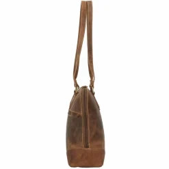 Greenburry Vintage Shopper Tasche Leder 37 cm Laptopfach