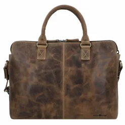 Greenburry Vintage Shopper Tasche Leder 40 cm