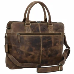 Greenburry Vintage Shopper Tasche Leder 40 cm