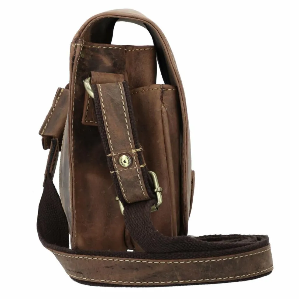 Greenburry Vintage Umhängetasche Leder 16 cm