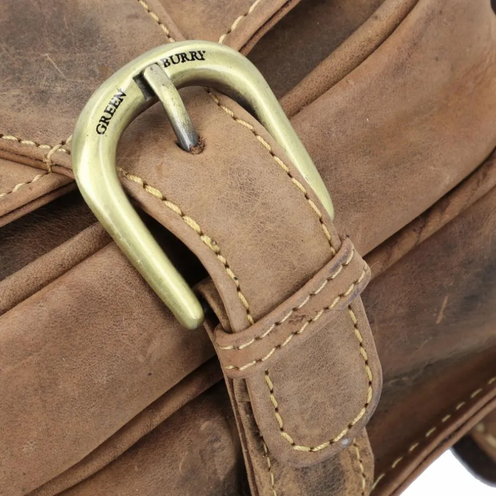 Greenburry Vintage Umhängetasche Leder 16 cm