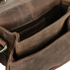 Greenburry Vintage Umhängetasche Leder 16 cm