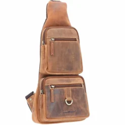Greenburry Vintage Umhängetasche Leder 20 cm
