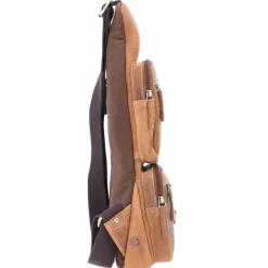 Greenburry Vintage Umhängetasche Leder 20 cm