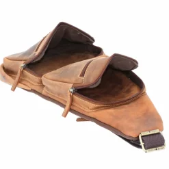 Greenburry Vintage Umhängetasche Leder 20 cm