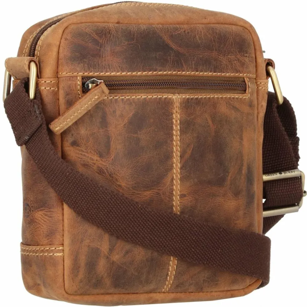Greenburry Vintage Umhängetasche Leder 18 cm