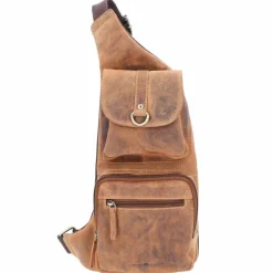 Greenburry Vintage Umhängetasche Leder 26 cm