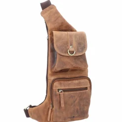 Greenburry Vintage Umhängetasche Leder 26 cm