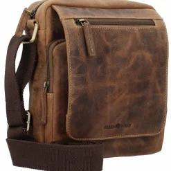 Greenburry Vintage Umhängetasche Leder 20 cm