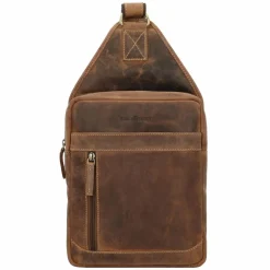 Greenburry Vintage Umhängetasche Leder 41 cm