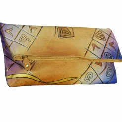 Greenland Nature Art+Craft Clutch Tasche I Leder 30 cm