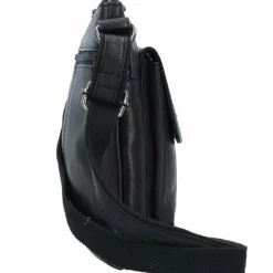 Greenland Nature Black Nappa Umhängetasche Leder 21 cm