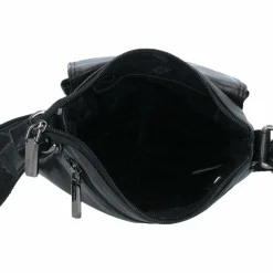 Greenland Nature Black Nappa Umhängetasche Leder 21 cm