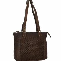 Greenland Nature Femi & Nine Schultertasche Leder 35 cm