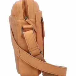 Greenland Nature GreenLand NATURE Umhängetasche Leder 22 cm