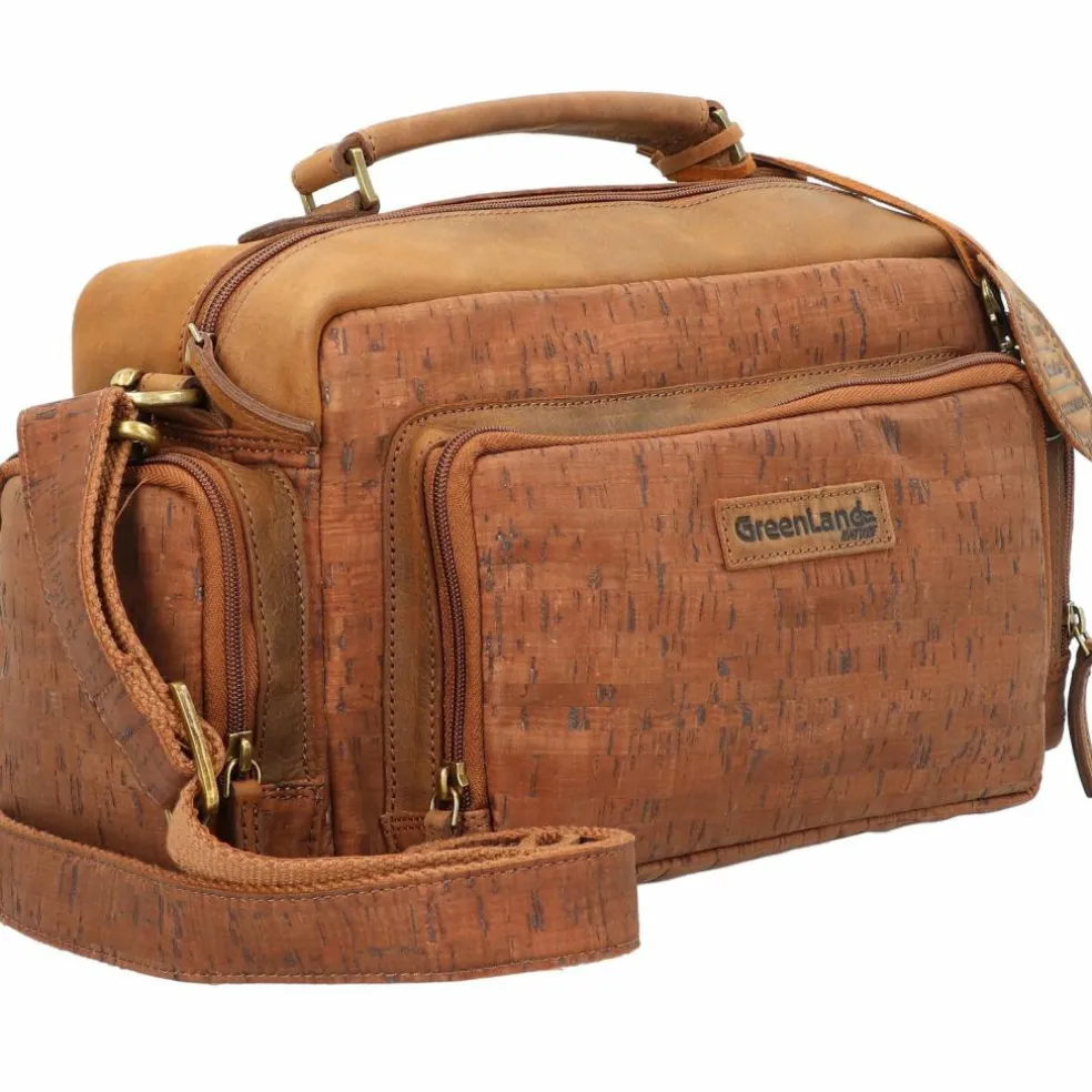 Greenland Nature Handtasche Leder 30 cm