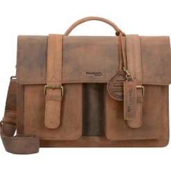 Greenland Nature Montenegro Aktentasche Leder 40 cm