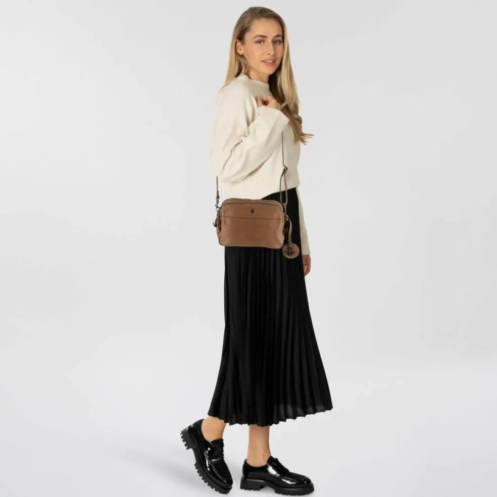 Harbour 2nd Anchor Love Rieke Umhängetasche Leder 21 cm