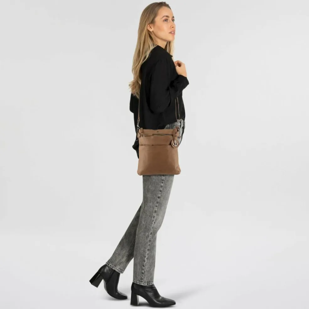 Harbour 2nd Anchor Love Zora Umhängetasche Leder 26 cm