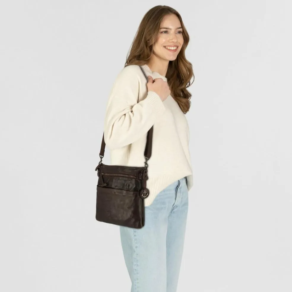 Harbour 2nd Anchor Love Zora Umhängetasche Leder 26 cm