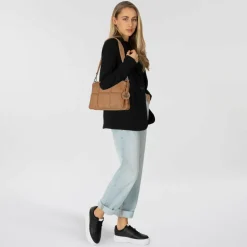 Harbour 2nd Fashion Lights Cyrene Schultertasche Leder 30 cm