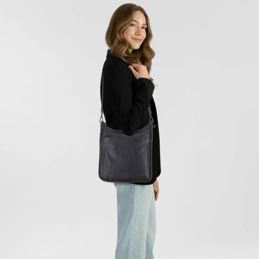 Harbour 2nd Just Pure Liara Schultertasche Leder 26 cm