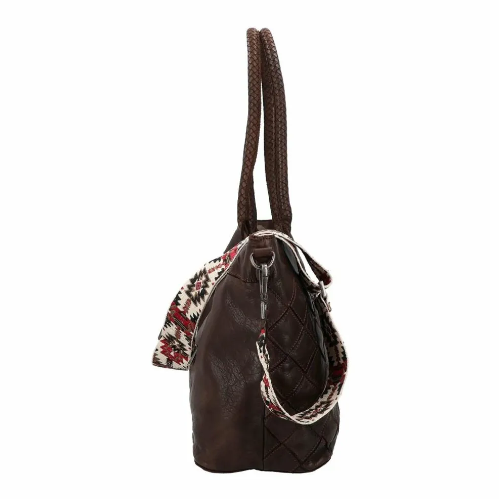 Harbour 2nd Leontina Schultertasche Leder 40 cm