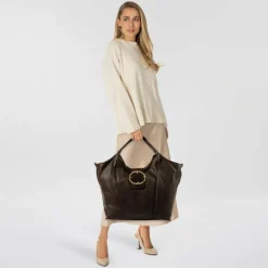 Harbour 2nd Raffaella Shopper Tasche Leder 50 cm